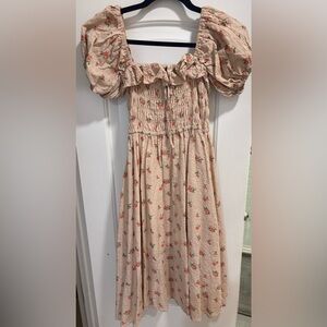 Floral Puff Sleeve or Off the Shoulder Dress